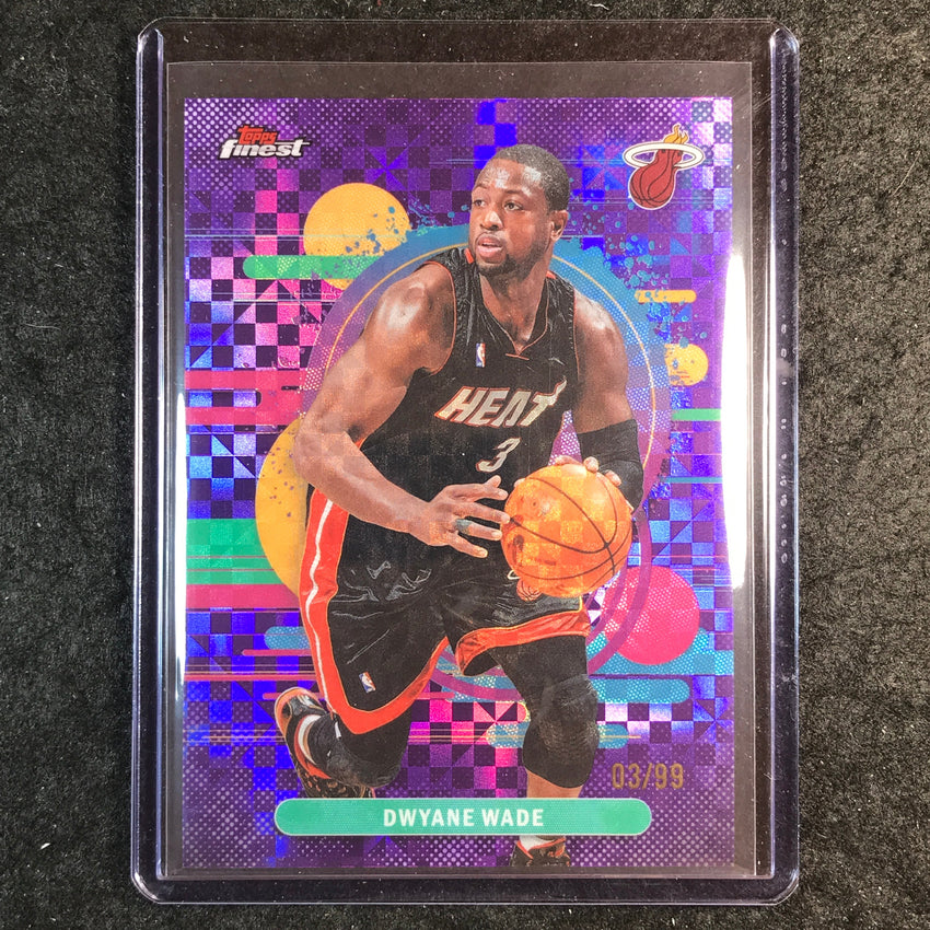 2025-26 Topps Finest DWYANE WADE Uncommon Purple X-Fractor 3/99 #198
