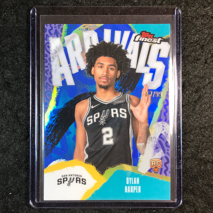 2025-26 Topps Finest DYLAN HARPER Arrivals Rookie Blue 47/99 #2