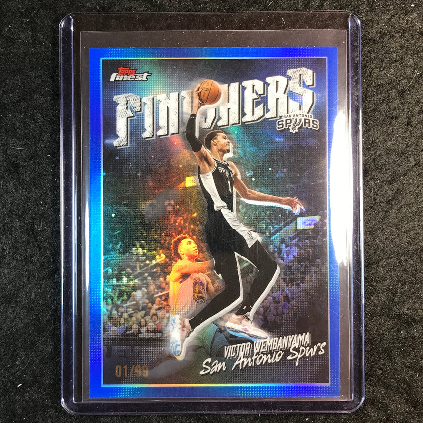 2025-26 Topps Finest VICTOR WEMBANYAMA Finishers Blue 1/99 #1