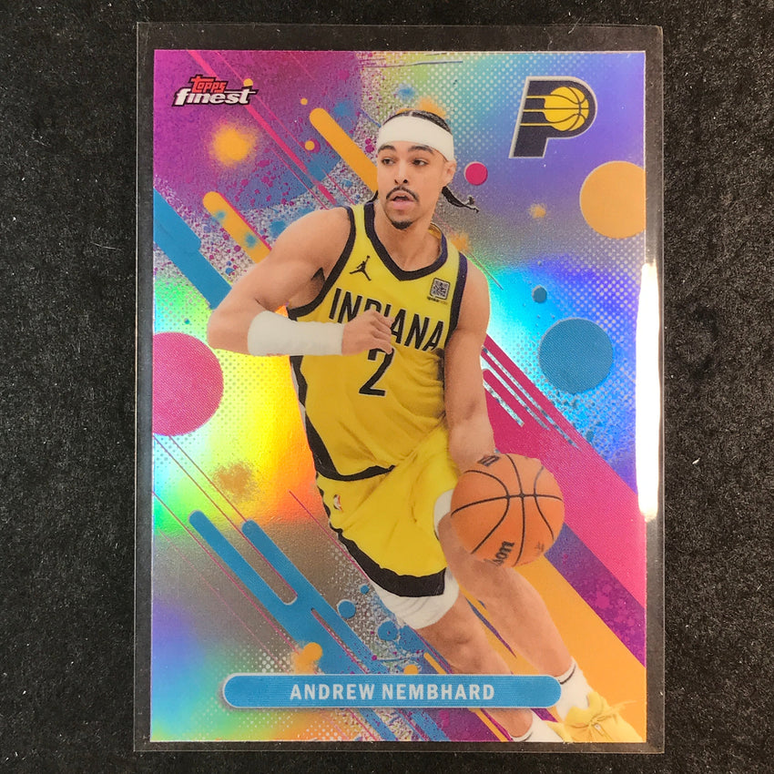 2025-26 Topps Finest ANDREW NEMBHARD Common Refractor #42