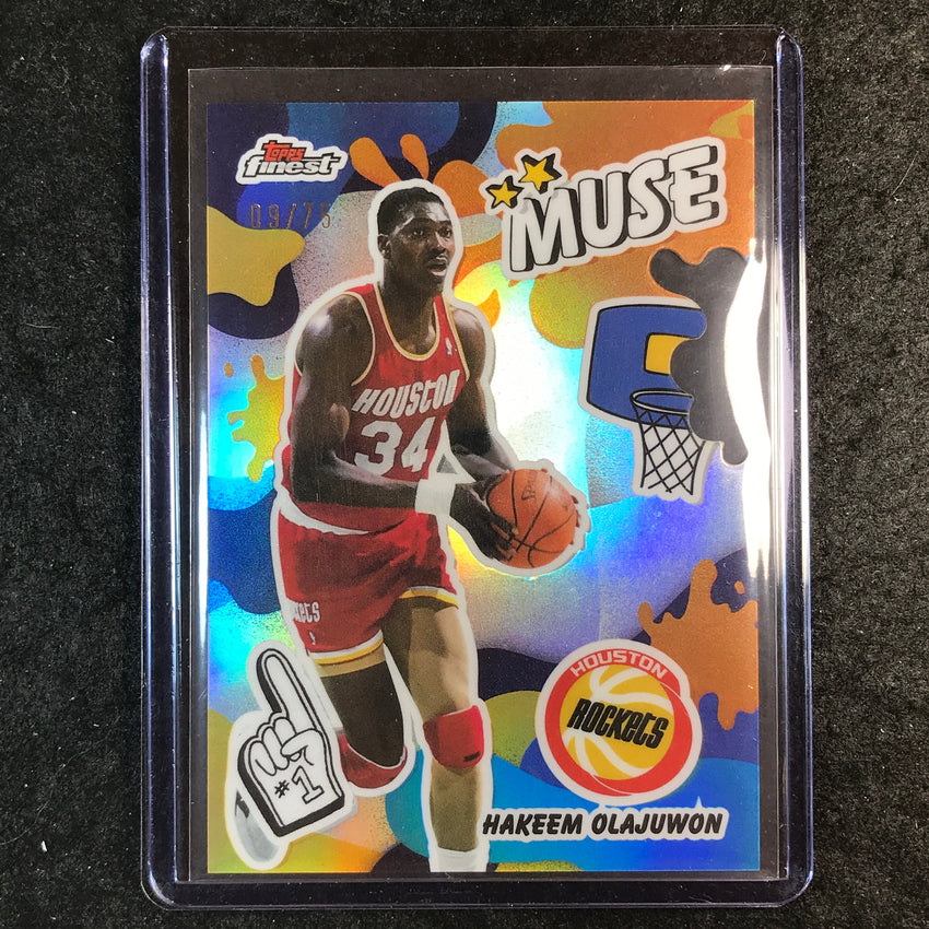 2025-26 Topps Finest HAKEEM OLAJUWON Muse Rookie Die-Cut 9/75 #17