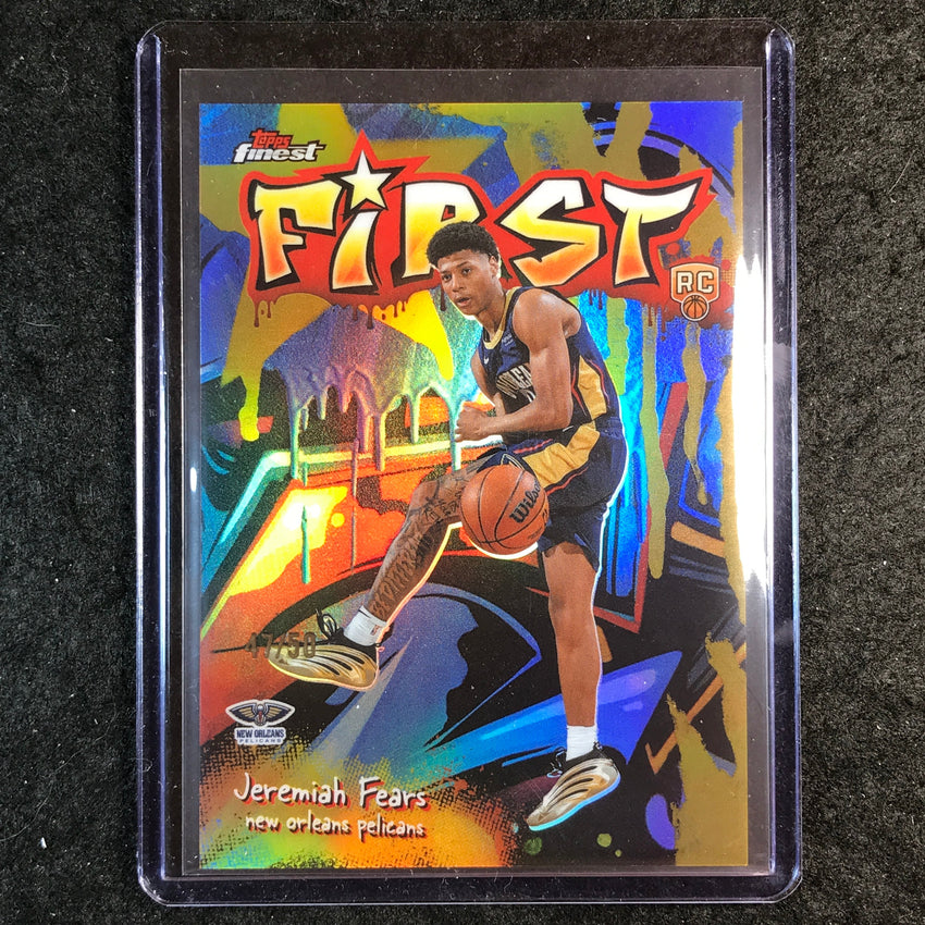 2025-26 Topps Finest JEREMIAH FEARS First Rookie Gold 47/50 #7