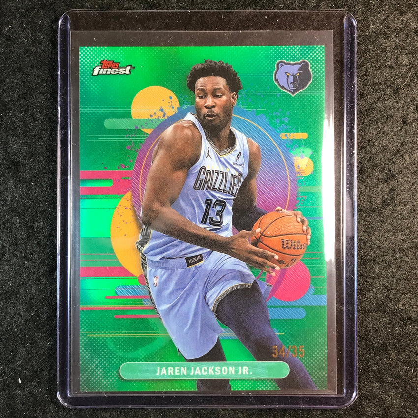2025-26 Topps Finest JAREN JACKSON JR. Uncommon Green 34/35 #176