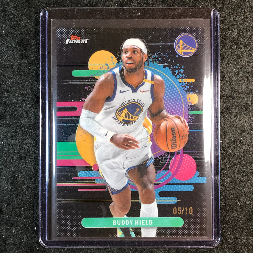 2025-26 Topps Finest BUDDY HIELD Uncommon Black 5/10 #126