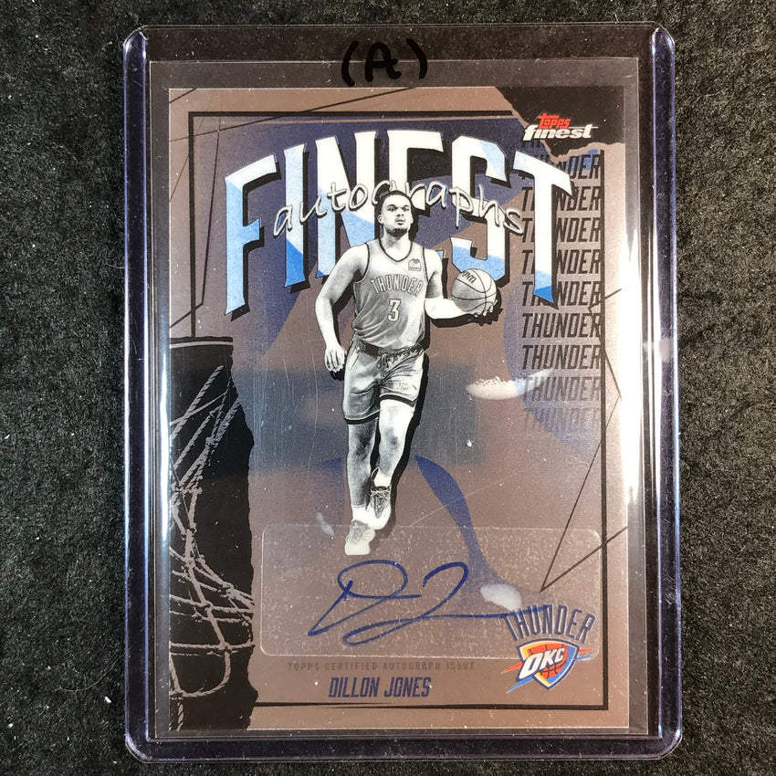 2025-26 Topps Finest DILLON JONES Finest Autographs Base #DO (A)