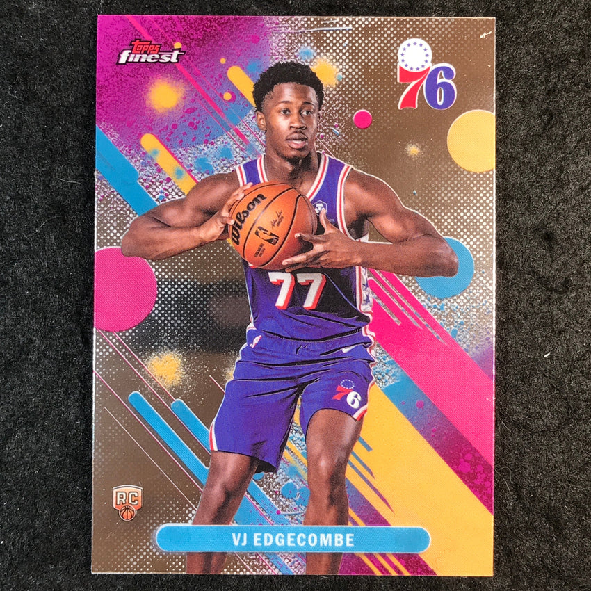 2025-26 Topps Finest VJ EDGECOMBE Common Rookie Base #3