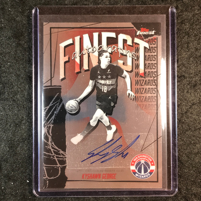 2025-26 Topps Finest KYSHAWN GEORGE Finest Autographs Base #KG