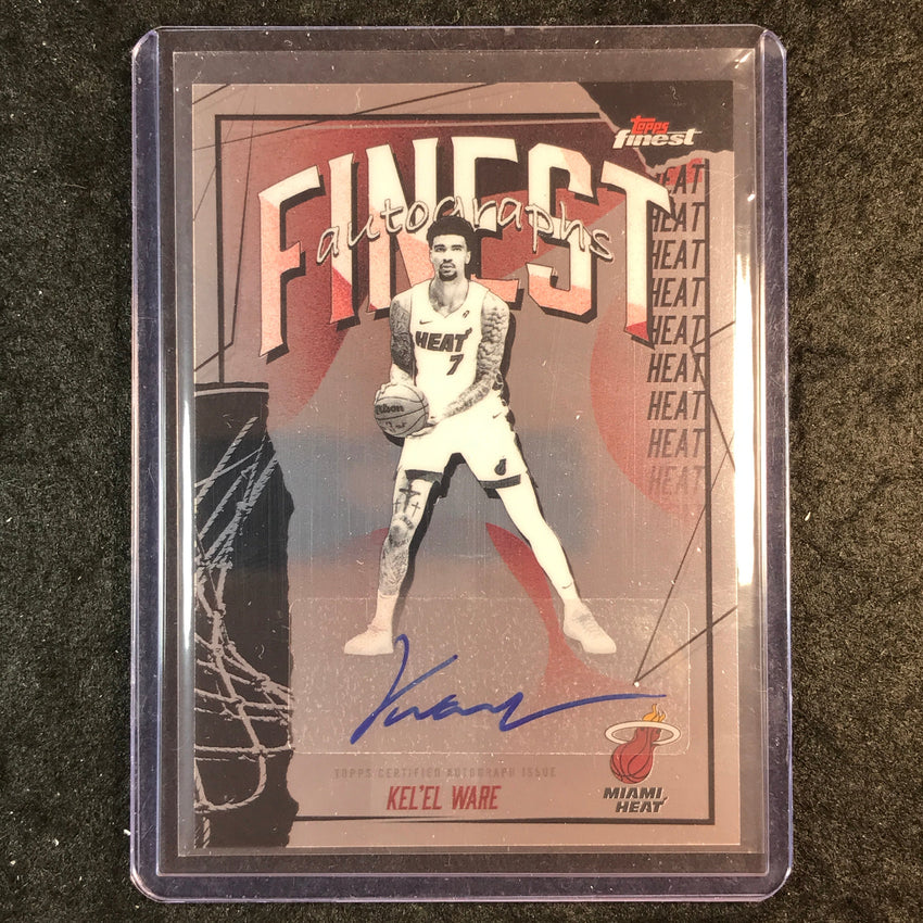 2025-26 Topps Finest KEL'EL WARE Finest Autographs Base #KW