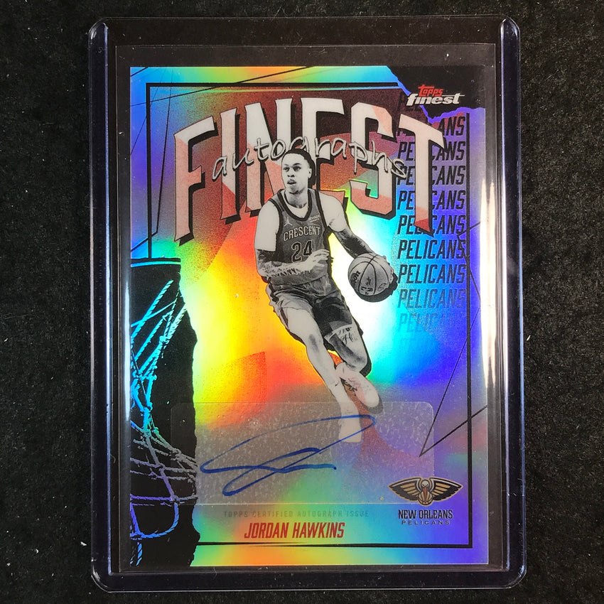 2025-26 Topps Finest JORDAN HAWKINS Finest Autographs Refractor #JHS