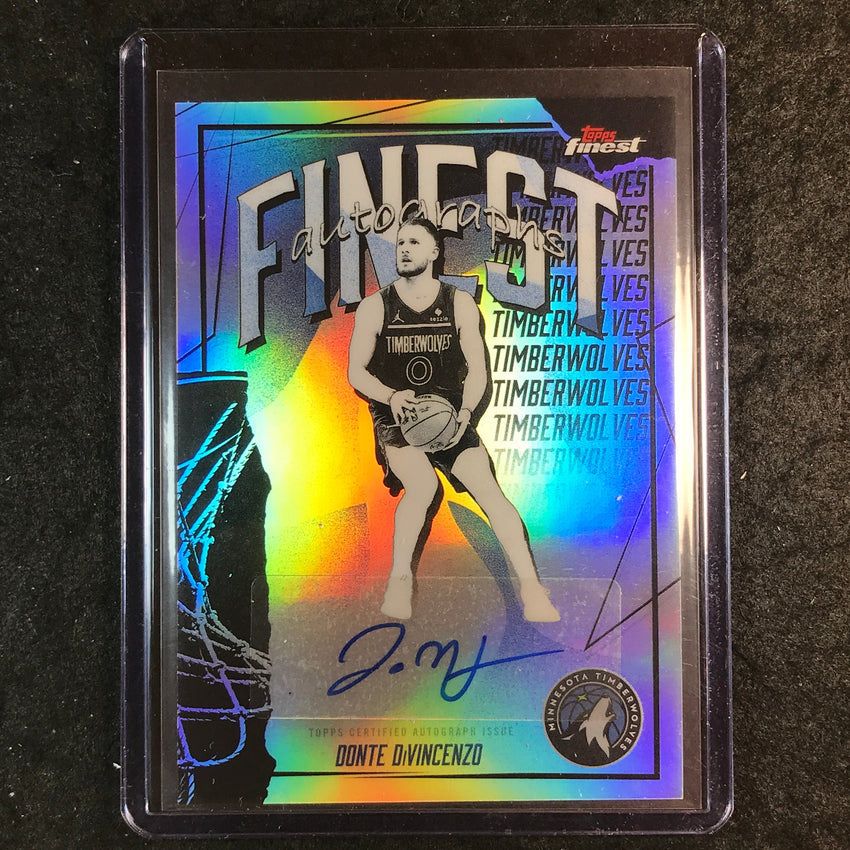 2025-26 Topps Finest DONTE DIVINCENZO Finest Autographs Refractor #DD