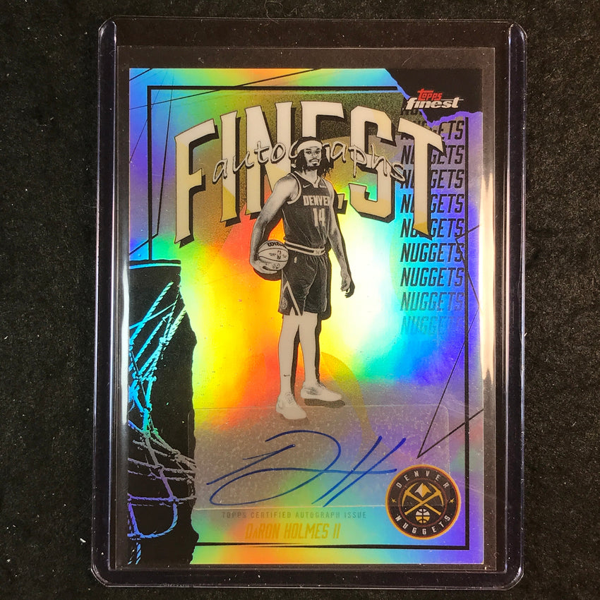 2025-26 Topps Finest DARON HOLMES II Finest Autographs Refractor #DH