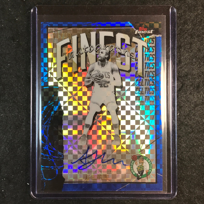 2025-26 Topps Finest AL HORFORD Finest Autographs Blue X-Fractor 71/99