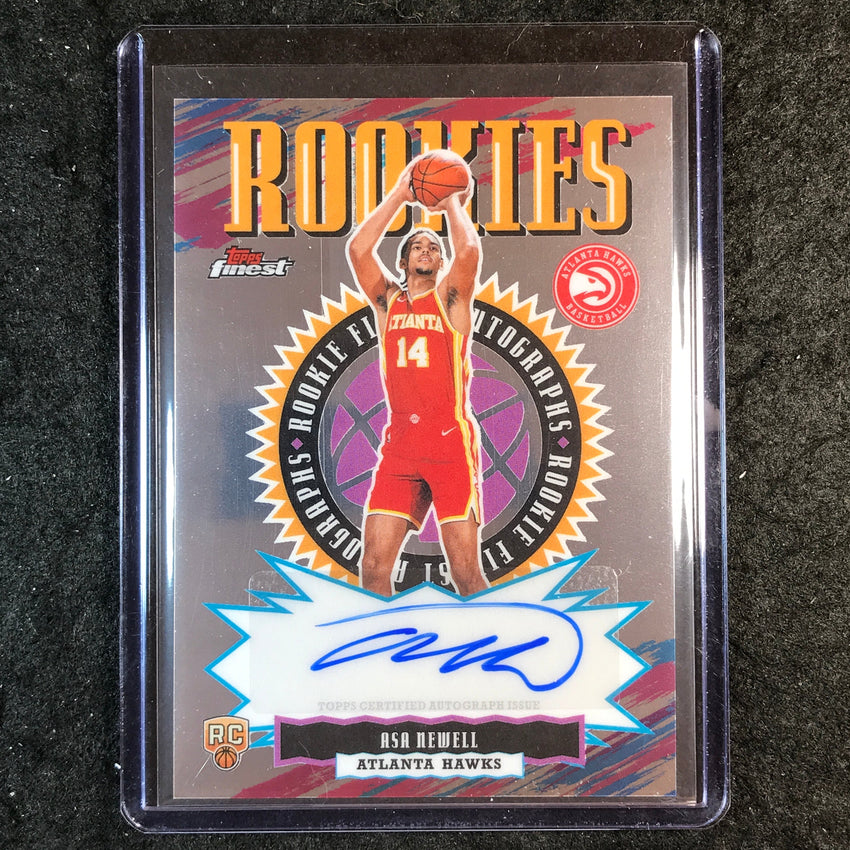 2025-26 Topps Finest ASA NEWELL Rookie Finest Autograph Base #AN