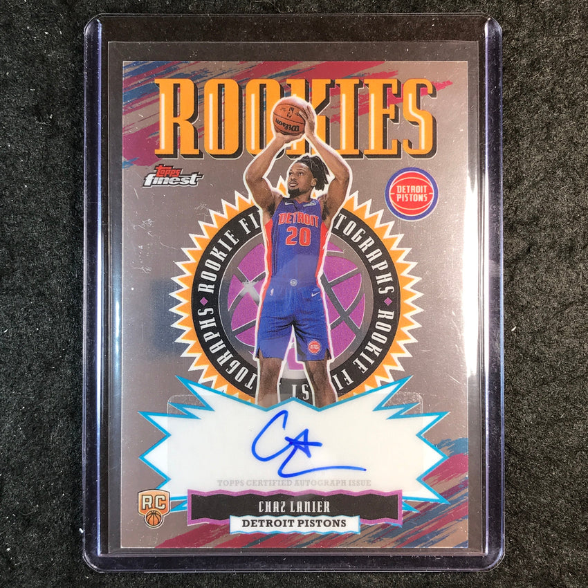 2025-26 Topps Finest CHAZ LANIER Rookie Finest Autograph Base #XL