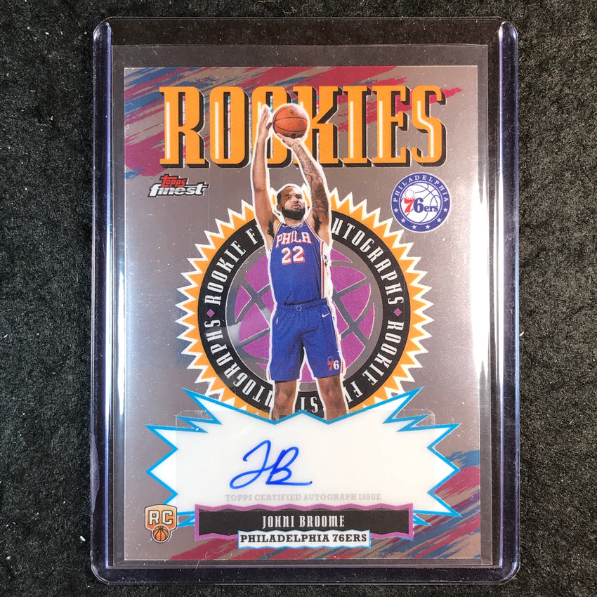 2025-26 Topps Finest JOHNI BROOME Rookie Finest Autograph Base #JO