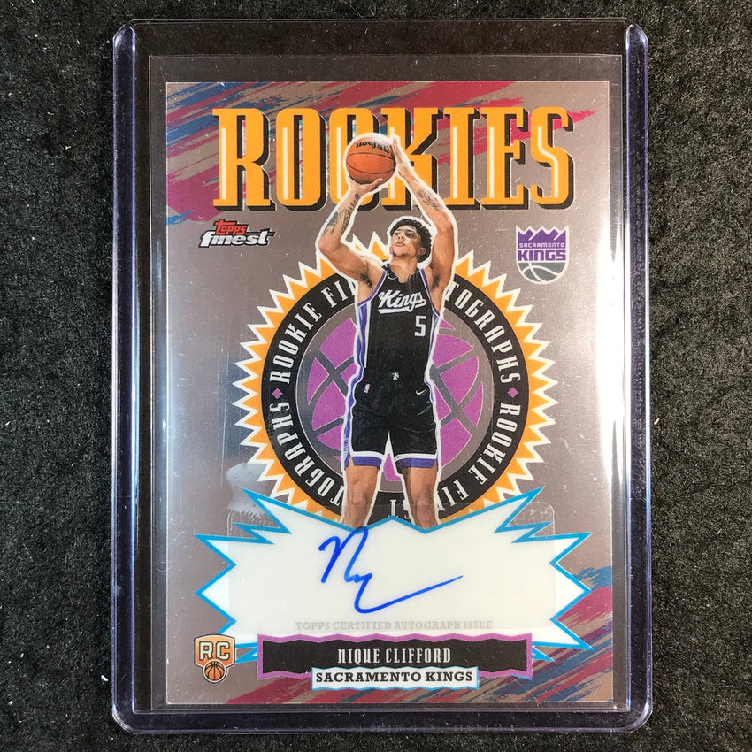 2025-26 Topps Finest NIQUE CLIFFORD Rookie Finest Autograph Base #NC