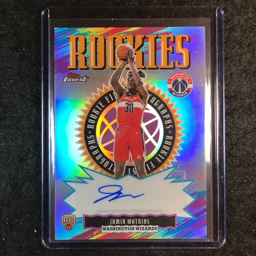2025-26 Topps Finest JAMIR WATKINS Rookie Finest Autograph Refractor #JW