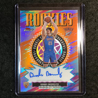 2025-26 Topps Finest BROOKS BARNHIZER Rookie Finest Autograph Orange 21/25