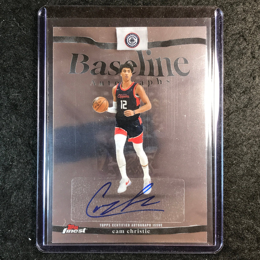 2025-26 Topps Finest CAM CHRISTIE Baseline Auto Base #CC