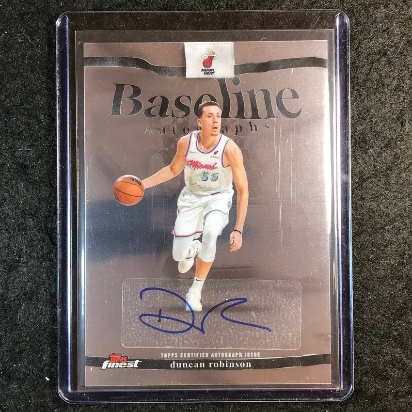 2025-26 Topps Finest DUNCAN ROBINSON Baseline Auto Base #DR