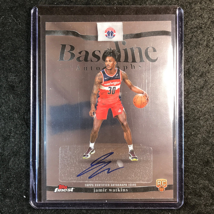 2025-26 Topps Finest JAMIR WATKINS Baseline Rookie Auto Base #JW