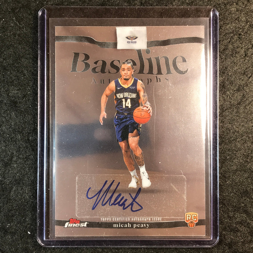 2025-26 Topps Finest MICAH PEAVY Baseline Rookie Auto Base #MP