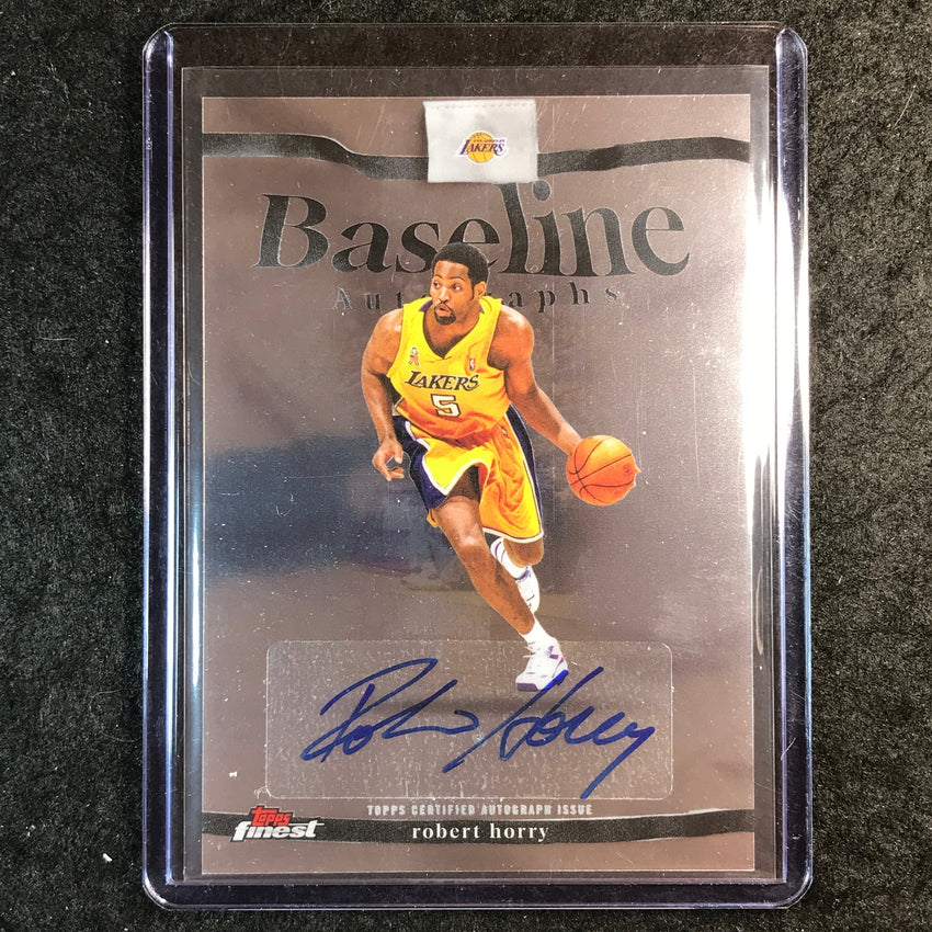 2025-26 Topps Finest ROBERT HORRY Baseline Auto Base #RH