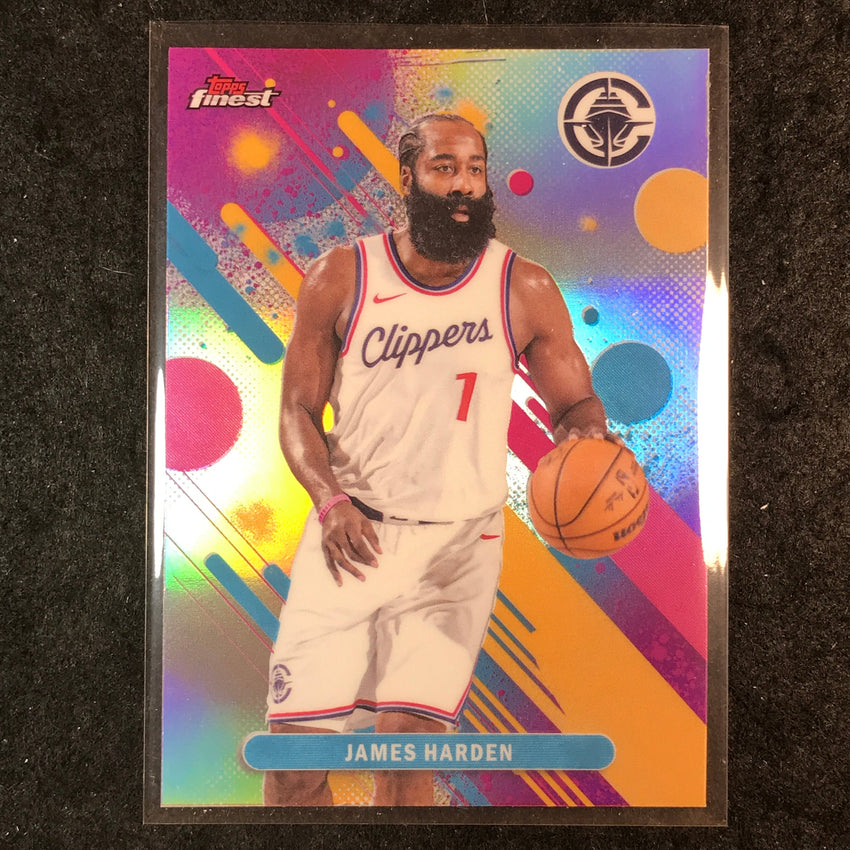 2025-26 Topps Finest JAMES HARDEN Common Refractor #78