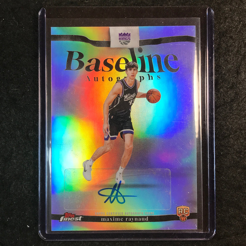 2025-26 Topps Finest MAXIME RAYNAUD Baseline Rookie Auto Refractor #MR