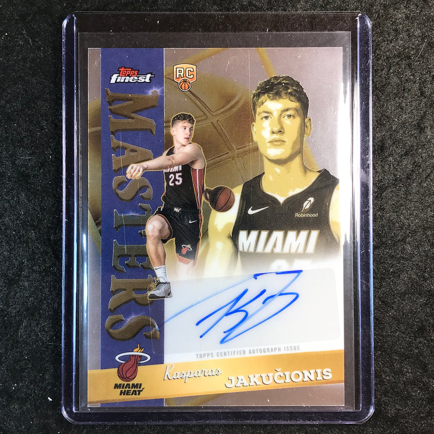 2025-26 Topps Finest KASPARAS JAKUCIONIS Masters Rookie Autographs Base #KJ