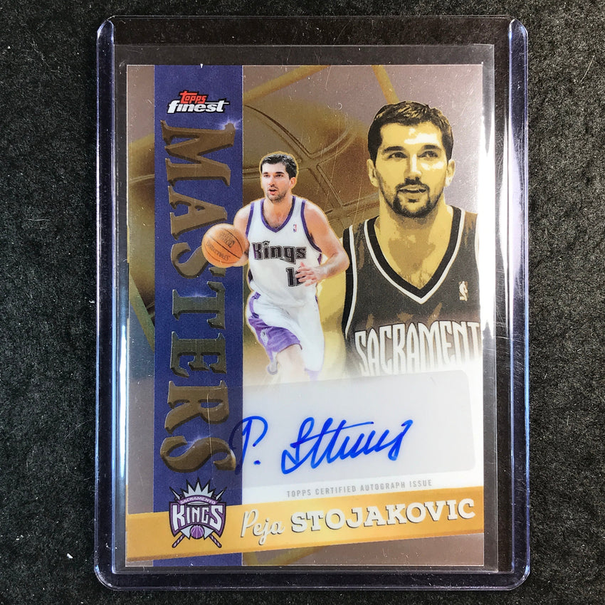 2025-26 Topps Finest PEJA STOJAKOVIC Masters Autographs Base #PS