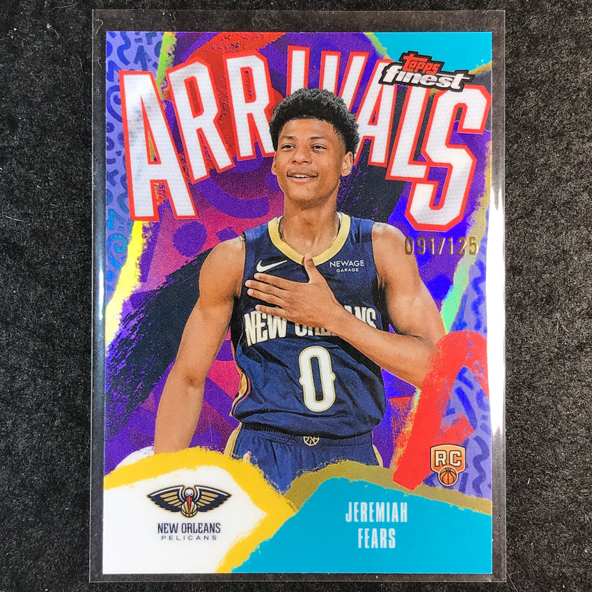 2025-26 Topps Finest JEREMIAH FEARS Arrivals Rookie Purple 91/125 #7