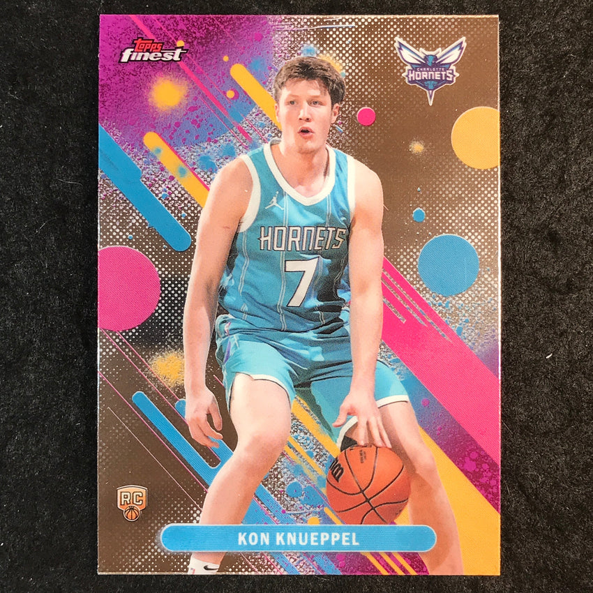 2025-26 Topps Finest KON KNUEPPEL Common Rookie Base #4