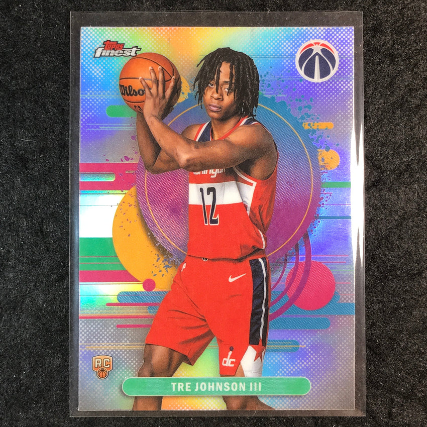 2025-26 Topps Finest TRE JOHNSON III Uncommon Rookie Refractor #106