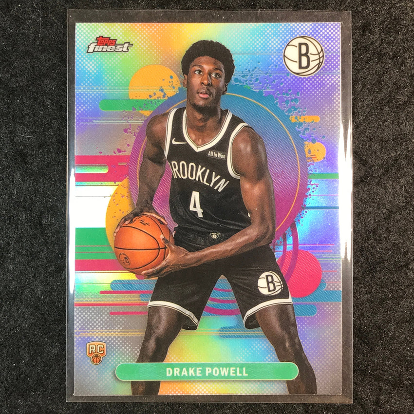 2025-26 Topps Finest DRAKE POWELL Uncommon Rookie Refractor #111