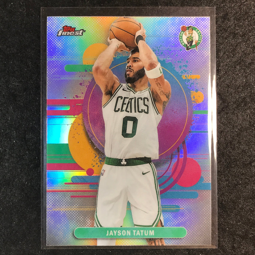2025-26 Topps Finest JAYSON TATUM Uncommon Refractor #136