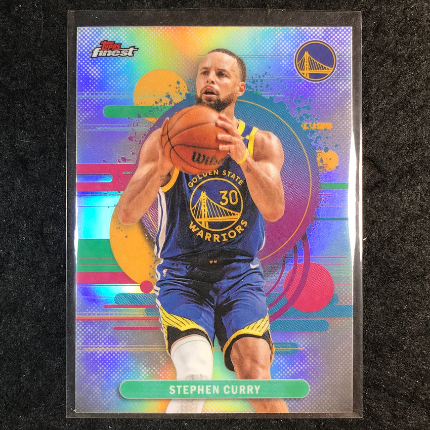 2025-26 Topps Finest STEPHEN CURRY Uncommon Refractor #163