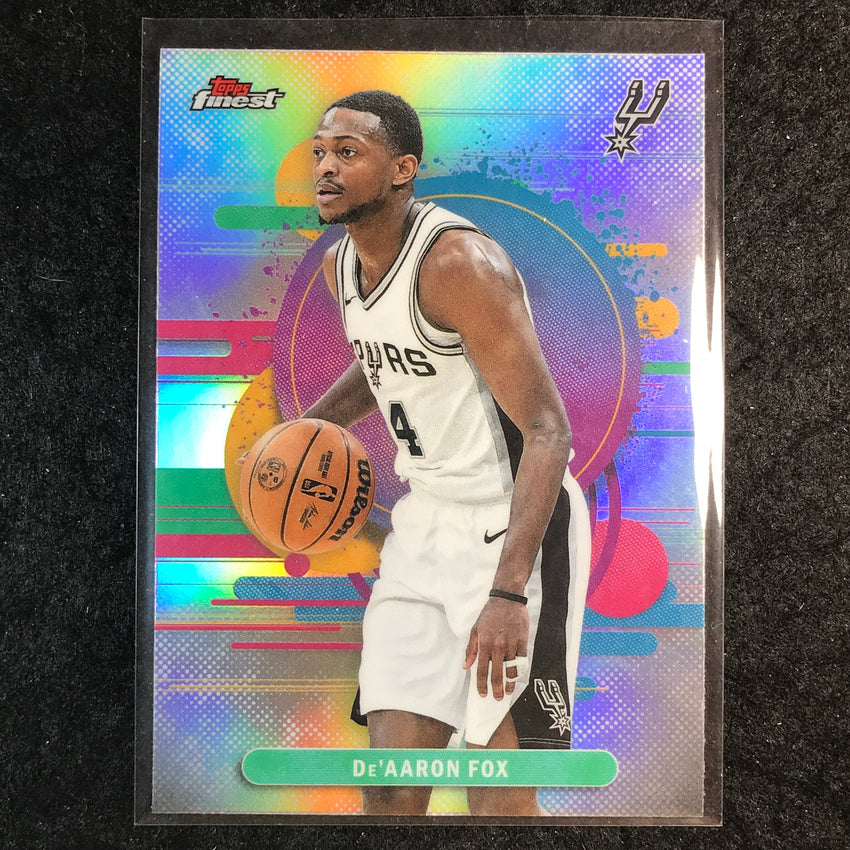 2025-26 Topps Finest DE'AARON FOX Uncommon Refractor #180