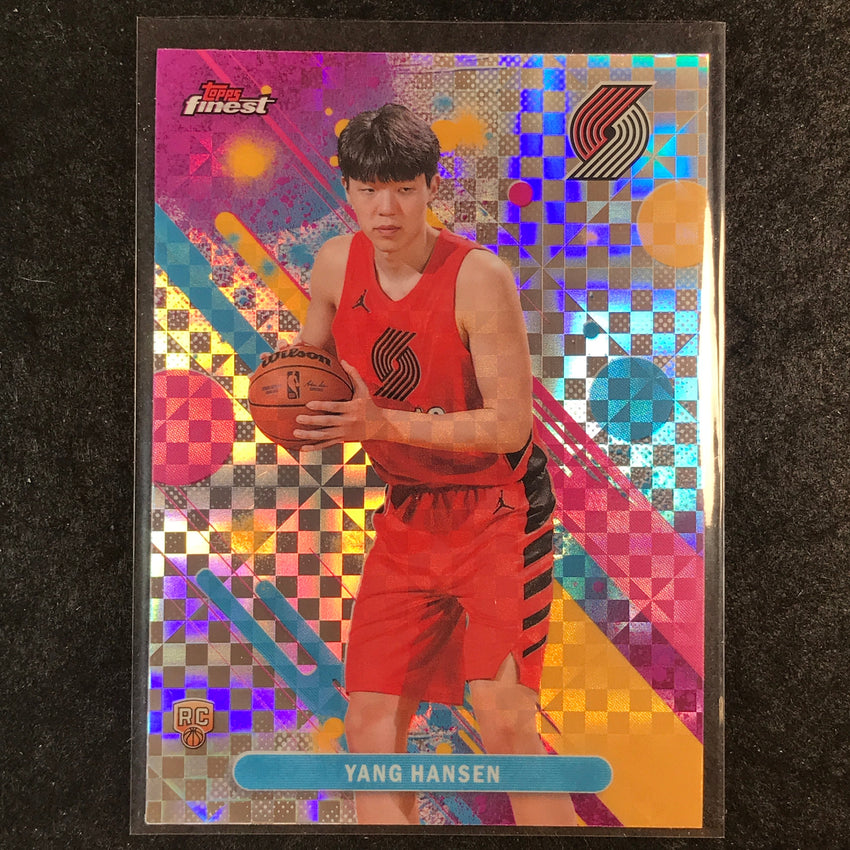 2025-26 Topps Finest YANG HANSEN Common Rookie X-Fractor #16