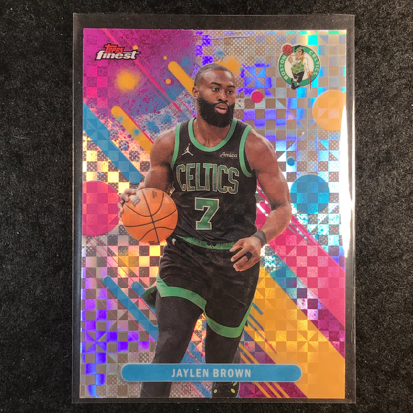 2025-26 Topps Finest JAYLEN BROWN Common X-Fractor #22