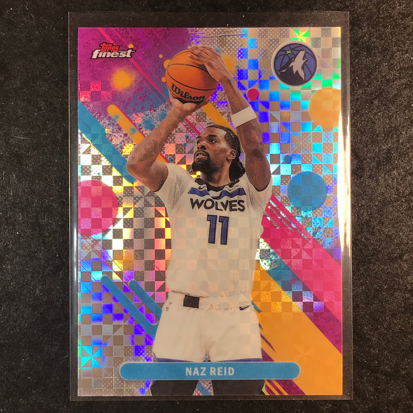 2025-26 Topps Finest NAZ REID Common X-Fractor #64