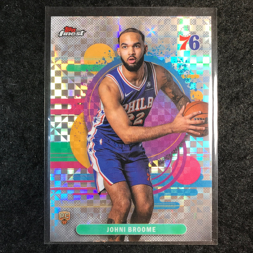2025-26 Topps Finest JOHNI BROOME Uncommon Rookie X-Fractor #124