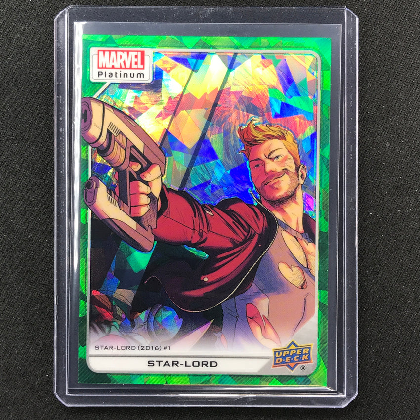 2023 Marvel Platinum Star-lord High Series Base Green Crackle 84/99 #116