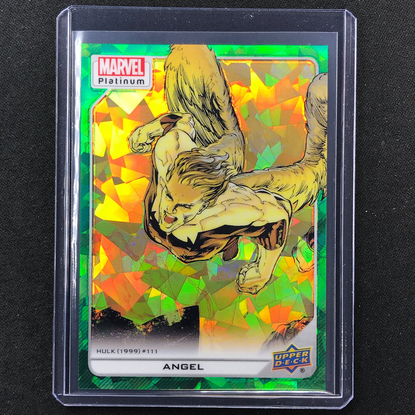 2023 Marvel Platinum Angel High Series Base Green Crackle 55/99 #193