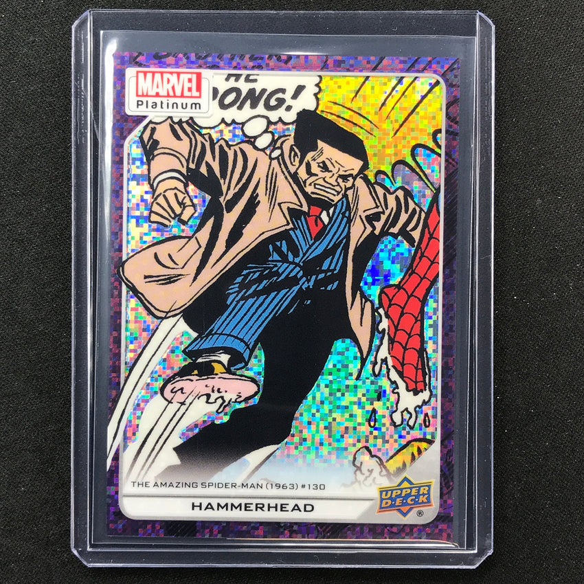 2023 Marvel Platinum Hammerhead High Series Base Purple Pixel 32/35 #132