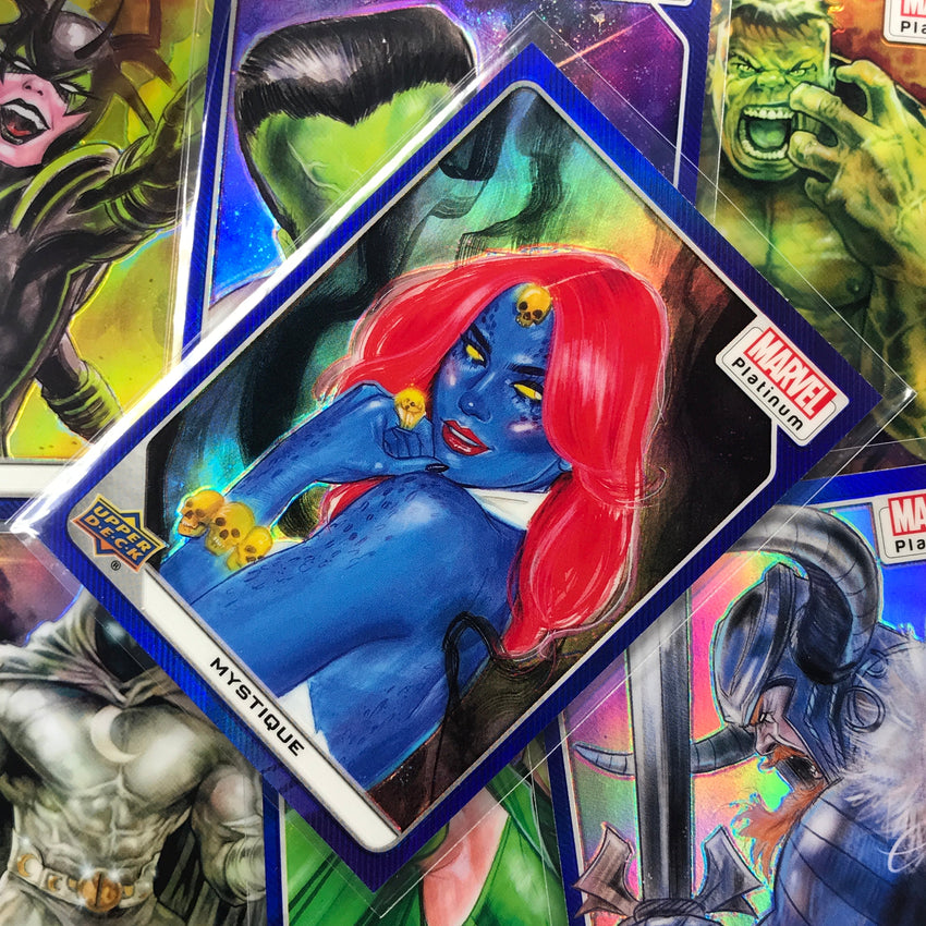 2023 Marvel Platinum Carnage Base Blue Rainbow No 74