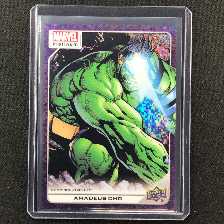 2023 Marvel Platinum Amadeus Cho High Series Base Purple Pixel 31/35 No 157