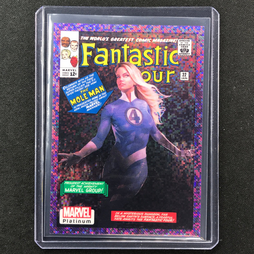 2023 Marvel Platinum Invisible Woman Cover Variant Purple Pixel 3/35 No 12
