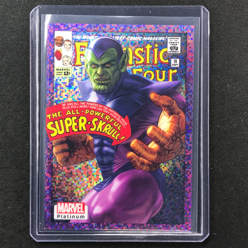 2023 Marvel Platinum Super-skrull Cover Variant Purple Pixel 27/35 No 73