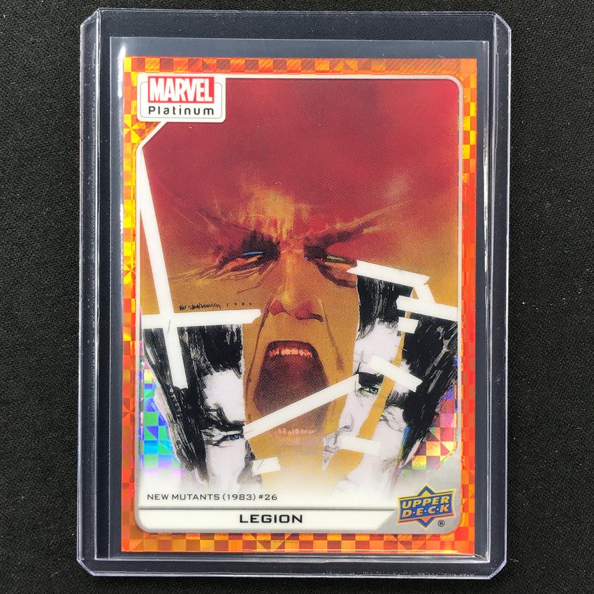 2023 Marvel Platinum Legion High Series Base Orange Checkers 8/33 #102
